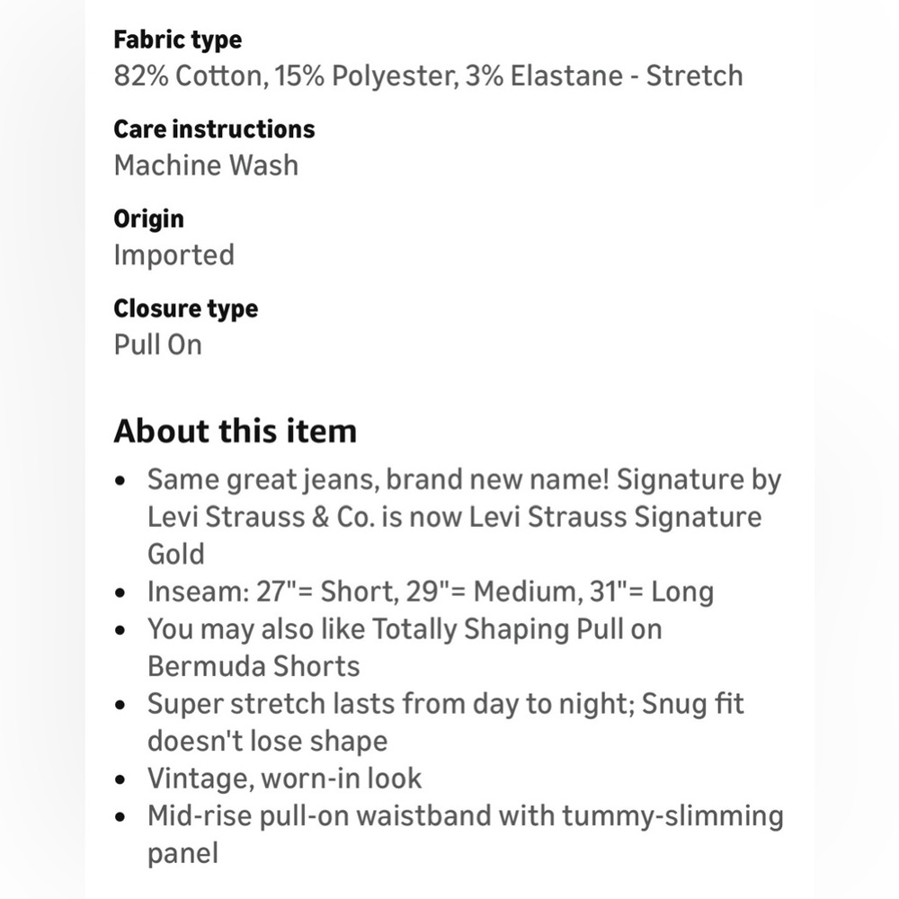 🥳HOST PICK!! 🥳 Signature by Levi Strauss -Totally Shaping Pull-On Skinny Jeans - Picture 6 of 12